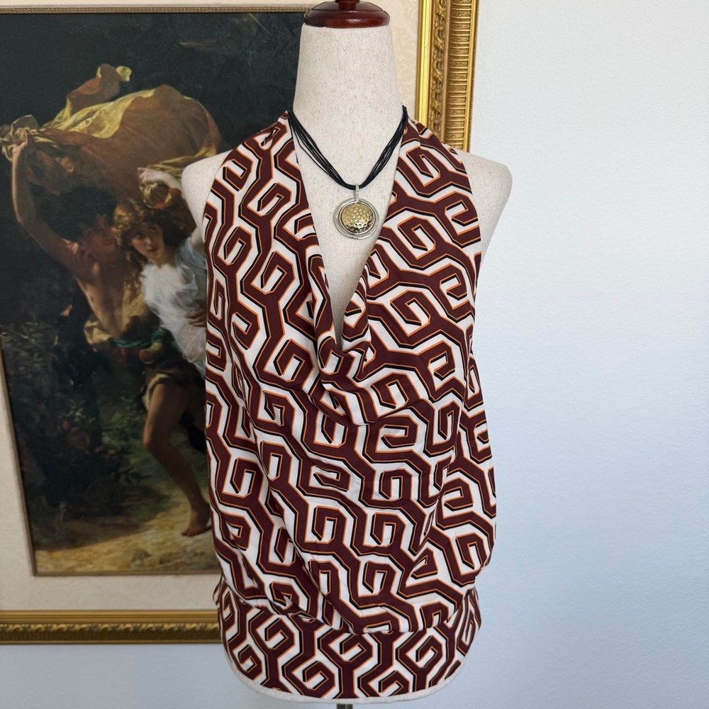 Festival Draped Neck Going Out Halter Top
